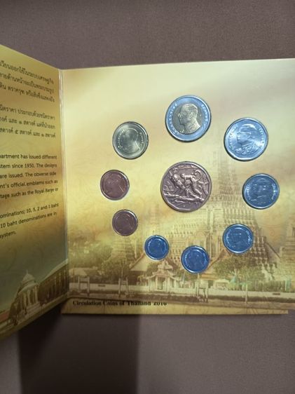ชุดแผงเหรียญ ร.9ปี 2559 รวมเหรียญปีสุดท้ายที่สวรรคต เป็นเล่มพร้อมส่ง รูปที่ 6