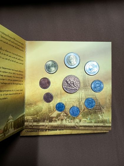 ชุดแผงเหรียญ ร.9ปี 2559 รวมเหรียญปีสุดท้ายที่สวรรคต เป็นเล่มพร้อมส่ง