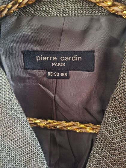 ขายเสื้อสูทผ้าทอcutting เนี้ยบของPierre Cardin สีเทาอ่อนสภาพนางฟ้าส่งต่อ size M รอบนอก  34 รูปที่ 2