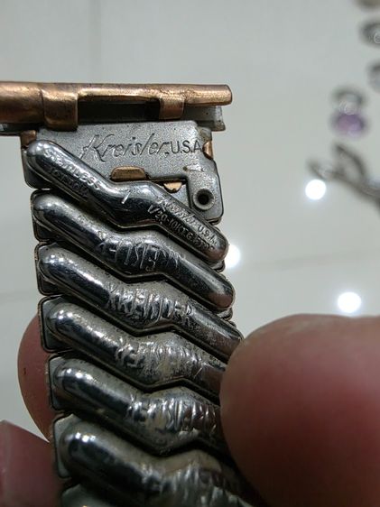 สายยืด หุ้ม ทอง 10K GP สวยหายาก เดิมๆ ของเก่าเก็บ ของที่บ้านขายตามสภาพ สวยน่าสะสม พร้อมส่งครับพี่ๆ  รูปที่ 10