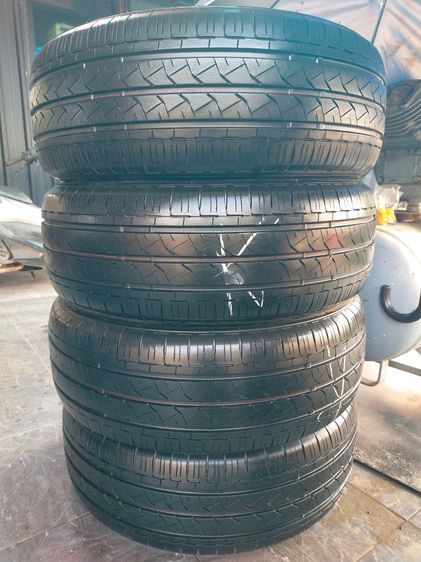 แม็กฮุนได ขอบ 17 พร้อมยางบริสโตน 235 60 17 ปี24 แม็กสีเดิมยางสวยทุกเส้นใส่ฮุนได h1 รูปที่ 14