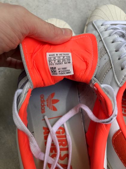 adidas superstar x Girls are awesome  7uk, 40.5 รูปที่ 5