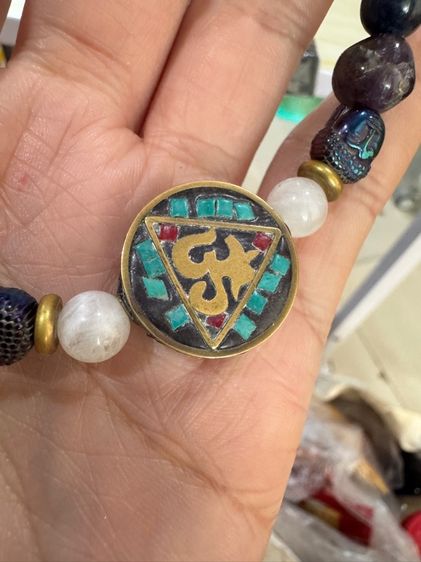 ✅ สร้อยข้อมือ หินมงคล พร้อมชาร์มธิเบตแท้ สวยงาม รูปที่ 7