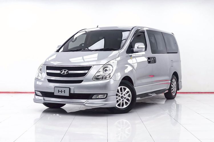 Hyundai H-1  2011 2.5 Deluxe Utility-car ดีเซล ไม่ติดแก๊ส เกียร์อัตโนมัติ เทา