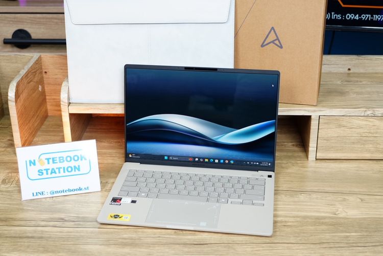 Asus Zenbook A14 Snapdragon X X1-26-100 Ram16 SSD512GB จอ14 WUXGA OLED รูปที่ 3