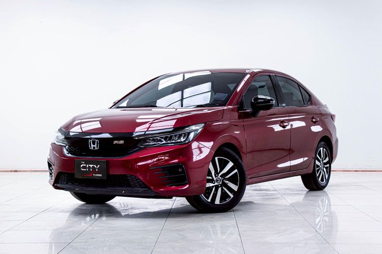 Honda City 2021 1.0 RS Sedan เบนซิน ไม่ติดแก๊ส เกียร์อัตโนมัติ แดง รูปที่ 4