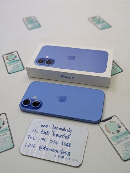 ขาย เทิร์น iPhone 16 256 ศูนย์ไทย สภาพสวย อุปกรณ์ครบยกกล่อง ประกันยาว 3 เดือน สุขภาพแบต 100 เพียง 21,590 บาท ครับ  รูปที่ 2