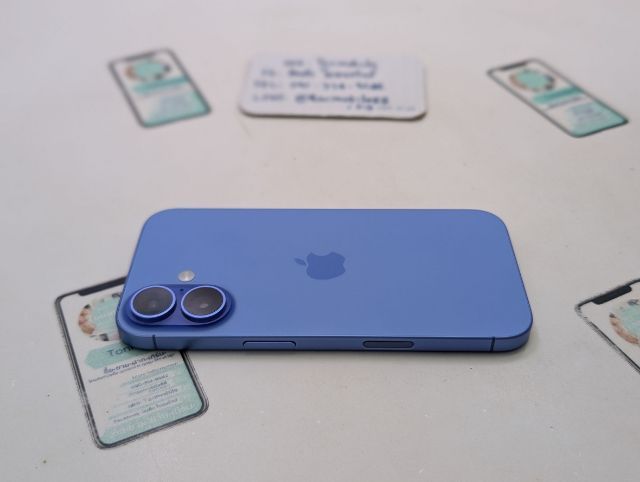 ขาย เทิร์น iPhone 16 256 ศูนย์ไทย สภาพสวย อุปกรณ์ครบยกกล่อง ประกันยาว 3 เดือน สุขภาพแบต 100 เพียง 21,590 บาท ครับ  รูปที่ 5