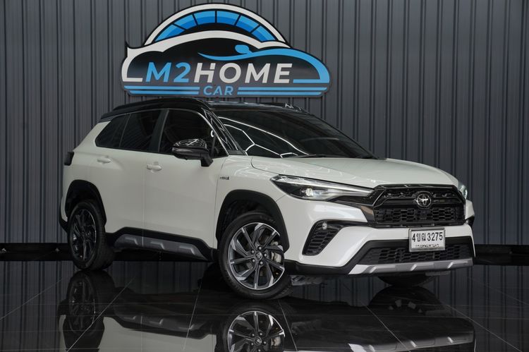 Toyota Corolla Cross 2023 1.8 HEV GR Sport Utility-car ไฮบริด เกียร์อัตโนมัติ ขาว รูปที่ 3