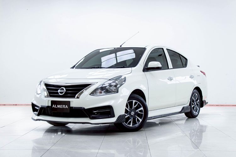 Nissan Almera 2019 1.2 E Sportech Sedan เบนซิน ไม่ติดแก๊ส เกียร์อัตโนมัติ ขาว รูปที่ 4