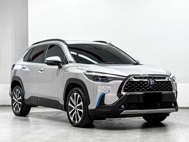 Toyota Corolla Cross 2021 1.8 Hybrid Premium Safety Utility-car ไฮบริด เกียร์อัตโนมัติ บรอนซ์เงิน รูปที่ 3
