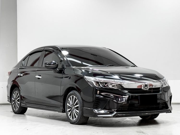 Honda City 2022 1.0 SV Sedan เบนซิน เกียร์อัตโนมัติ ดำ รูปที่ 3