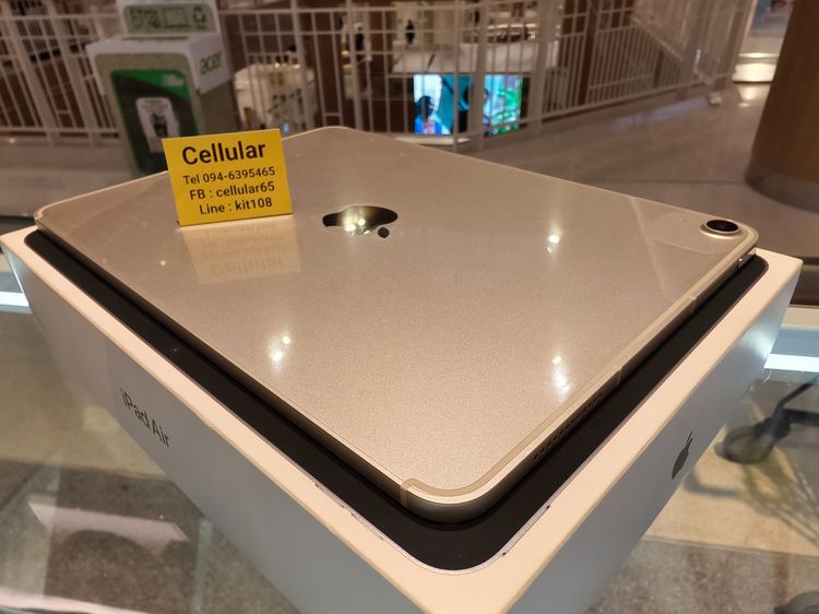 iPad Air6 11 M2 256GB ใส่ซิม ประกันศูนย์5เดือนกว่า ครบกล่อง รูปที่ 6