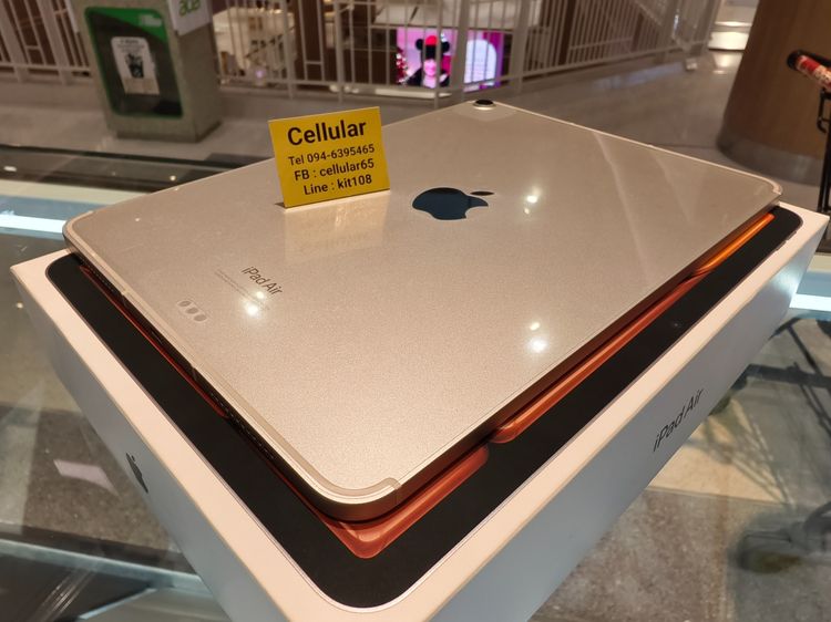 iPad Air6 11 M2 256GB ใส่ซิม ประกันศูนย์5เดือนกว่า ครบกล่อง รูปที่ 3