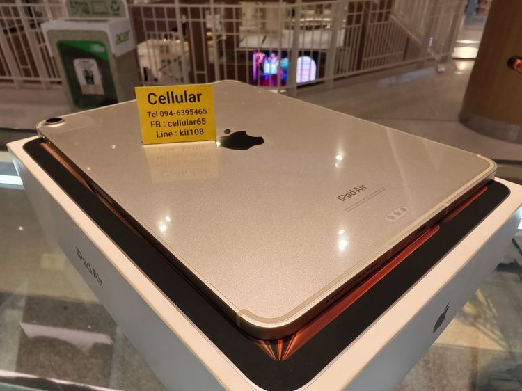 iPad Air6 11 M2 256GB ใส่ซิม ประกันศูนย์5เดือนกว่า ครบกล่อง รูปที่ 4
