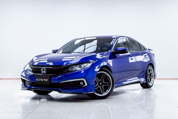 Honda Civic 2020 1.8 EL i-VTEC Sedan เบนซิน ไม่ติดแก๊ส เกียร์อัตโนมัติ น้ำเงิน รูปที่ 4