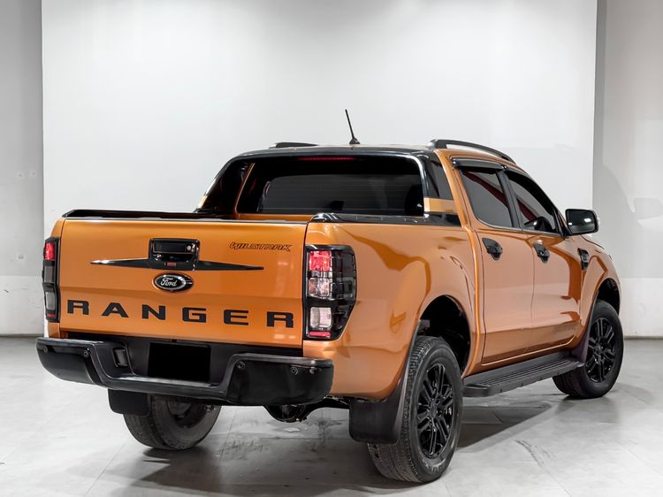 Ford Ranger 2021 2.0 Hi-Rider Wildtrak Pickup ดีเซล เกียร์อัตโนมัติ ส้ม รูปที่ 4