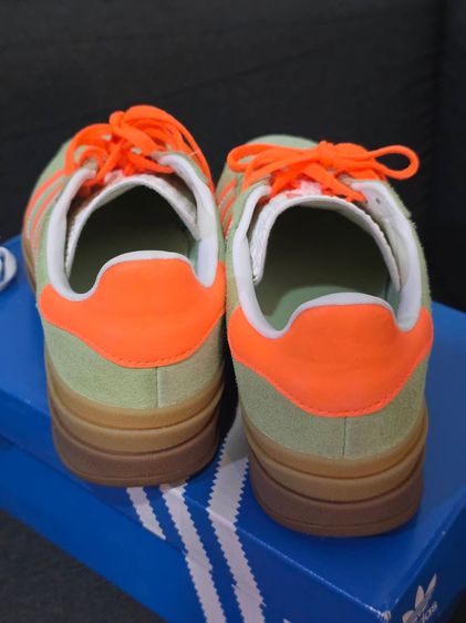 adidas Gazelle Bold Semi Green Spark รูปที่ 4