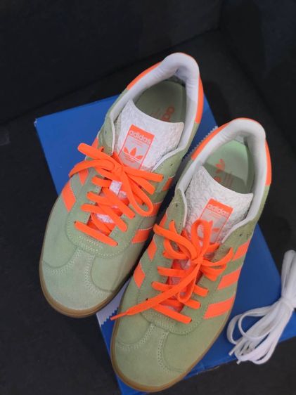 adidas Gazelle Bold Semi Green Spark รูปที่ 3
