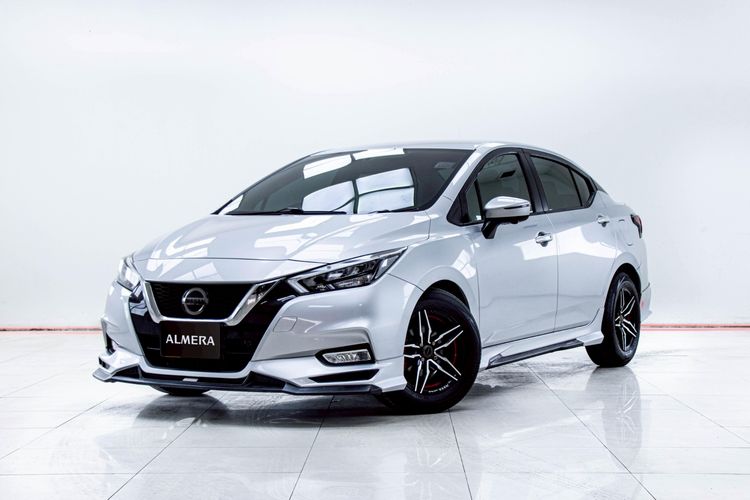 Nissan Almera 2020 1.0 V Sedan เบนซิน ไม่ติดแก๊ส เกียร์อัตโนมัติ เทา รูปที่ 4