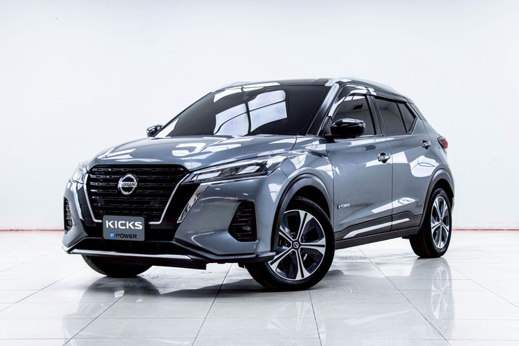 Nissan Kicks 2022 1.2 VL Utility-car ไฮบริด ไม่ติดแก๊ส เกียร์อัตโนมัติ เทา รูปที่ 4