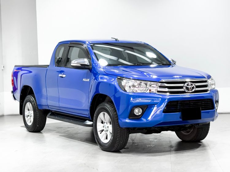 Toyota Hilux Revo 2015 2.4 G Prerunner Pickup ดีเซล เกียร์อัตโนมัติ น้ำเงิน รูปที่ 3