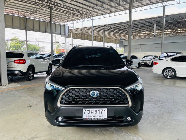 Toyota Corolla Cross 2022 1.8 Hybrid Premium Safety Utility-car ไฮบริด ไม่ติดแก๊ส เกียร์อัตโนมัติ ดำ รูปที่ 2
