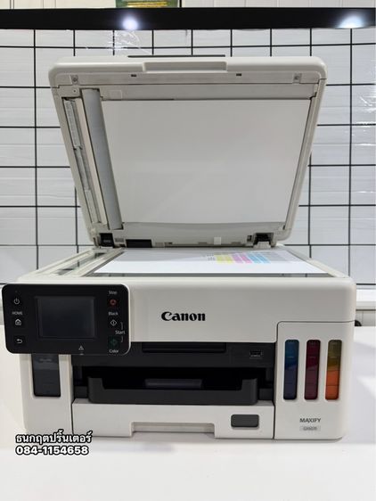 ปริ้นเตอร์Canon Maxify GX6070💢inkjet Printer หมึกกันน้ำ🫟พร้อมใช้งาน ✅ Wi-fi 🛜 พิมพ์ 2 หน้าอัตโนมัติ A4  รูปที่ 4