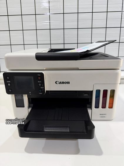 พริ้นเตอร์อิงค์เจ็ทมัลติฟังก์ชั่น ปริ้นเตอร์Canon Maxify GX6070💢inkjet Printer หมึกกันน้ำ🫟พร้อมใช้งาน ✅ Wi-fi 🛜 พิมพ์ 2 หน้าอัตโนมัติ A4 