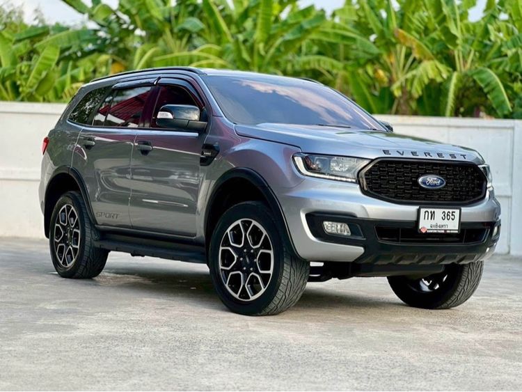 Ford Everest 2020 2.0 Turbo Sport Utility-car ดีเซล ไม่ติดแก๊ส เกียร์อัตโนมัติ เทา