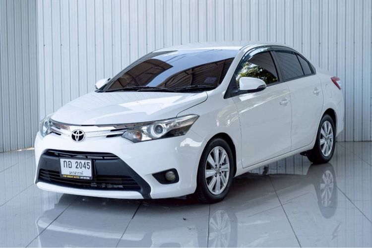 Toyota Vios 2013 1.5 G Sedan เบนซิน ไม่ติดแก๊ส เกียร์อัตโนมัติ ขาว