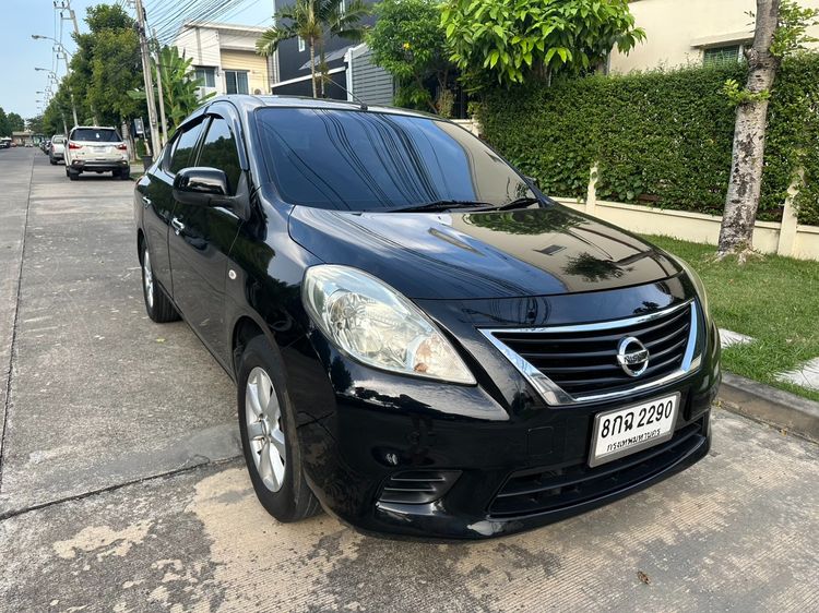 Nissan Almera 2013 1.2 EL Sedan เบนซิน ไม่ติดแก๊ส เกียร์อัตโนมัติ ดำ รูปที่ 4