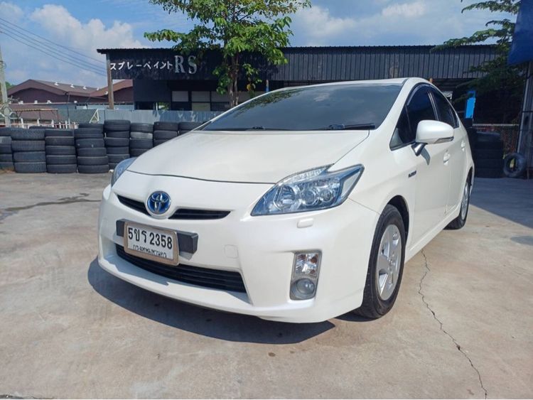 Toyota Prius 2011 1.8 Hybrid Top Grade Sedan ไฮบริด ไม่ติดแก๊ส เกียร์อัตโนมัติ ขาว รูปที่ 4