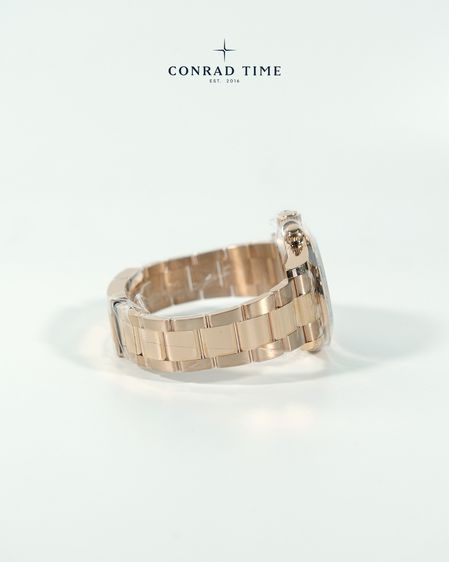 New Rolex Daytona 126505 Black Diamond Dial Rose gold Oyster Steel 2024 40mm. Fullset  รูปที่ 6