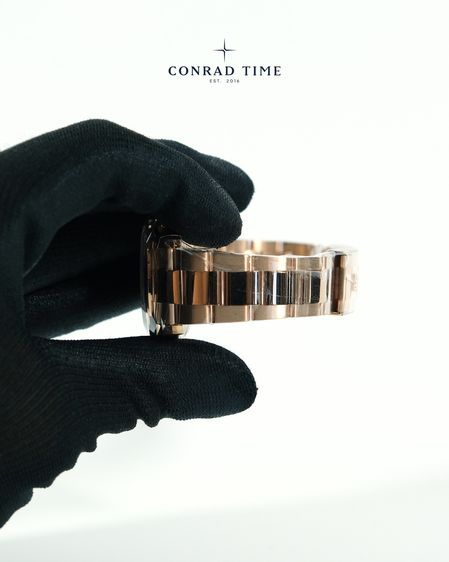 New Rolex Daytona 126505 Black Diamond Dial Rose gold Oyster Steel 2024 40mm. Fullset  รูปที่ 12