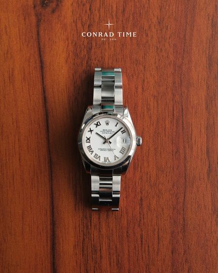 Rolex Datejust 178240 White Roman Dial Oyster Steel 2015 31mm. Fullset รูปที่ 3