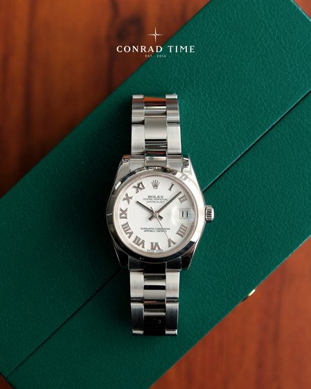 Rolex Datejust 178240 White Roman Dial Oyster Steel 2015 31mm. Fullset รูปที่ 2