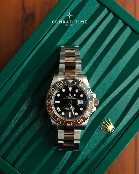 New Rolex GMT-Master II 126711CHNR 'Root Beer Black Dial Two-Tone Oyster 2025 40mm. Fullset  รูปที่ 2
