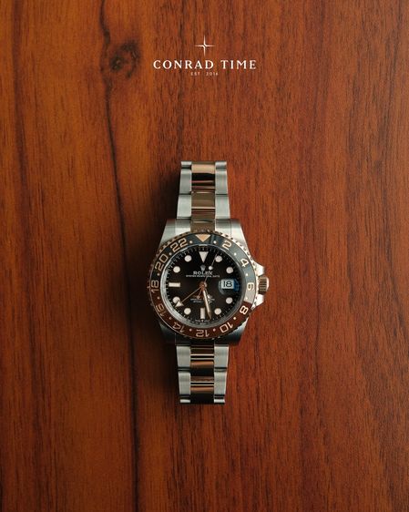 New Rolex GMT-Master II 126711CHNR 'Root Beer Black Dial Two-Tone Oyster 2025 40mm. Fullset  รูปที่ 3