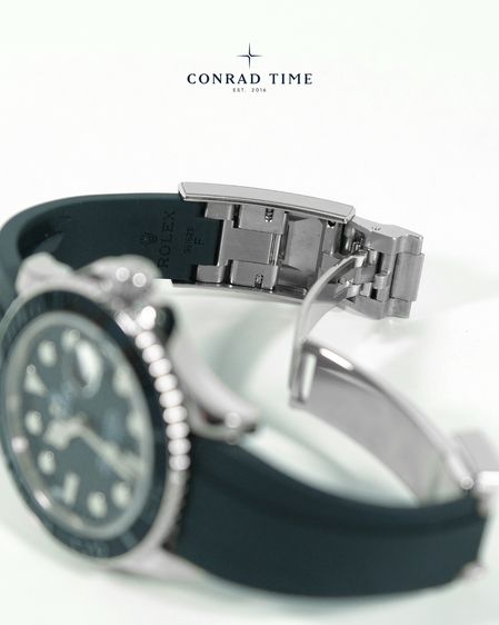 Rolex Yacht-Master 226659 Black Dial Black Oysterflex Strap 42mm.  รูปที่ 15