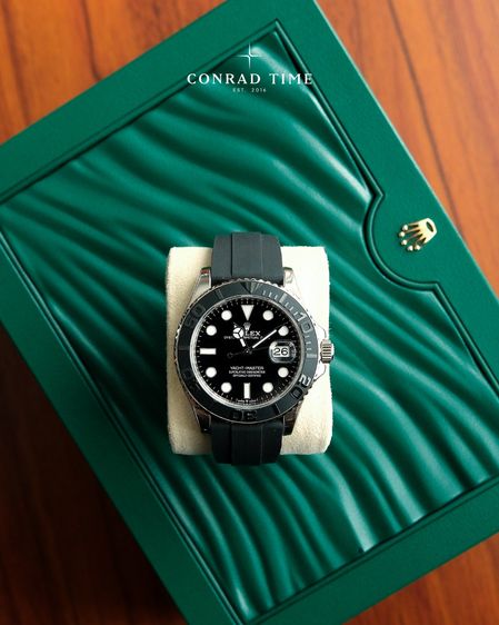 Rolex Yacht-Master 226659 Black Dial Black Oysterflex Strap 42mm.  รูปที่ 3