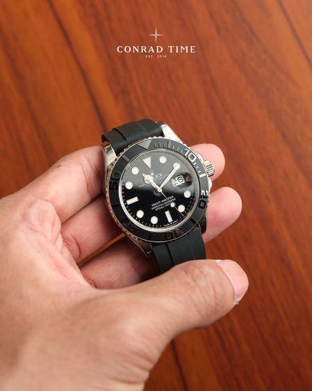 Rolex Yacht-Master 226659 Black Dial Black Oysterflex Strap 42mm.  รูปที่ 5