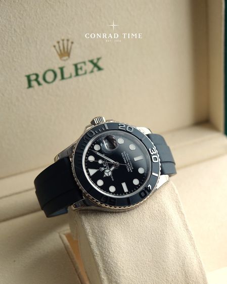 Rolex Yacht-Master 226659 Black Dial Black Oysterflex Strap 42mm.  รูปที่ 2