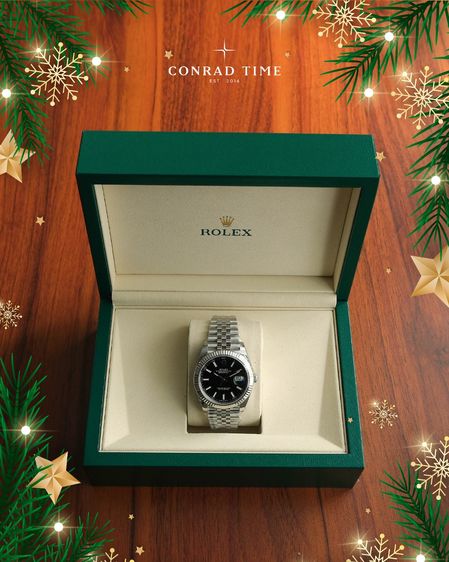 New Rolex Datejust 126334 Black Dial Jubilee 2025 41mm. Fullset  รูปที่ 14