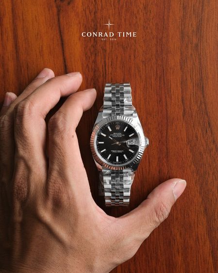 New Rolex Datejust 126334 Black Dial Jubilee 2025 41mm. Fullset  รูปที่ 3