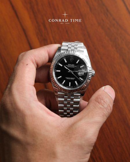 New Rolex Datejust 126334 Black Dial Jubilee 2025 41mm. Fullset  รูปที่ 4