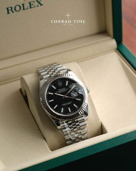 New Rolex Datejust 126334 Black Dial Jubilee 2025 41mm. Fullset 