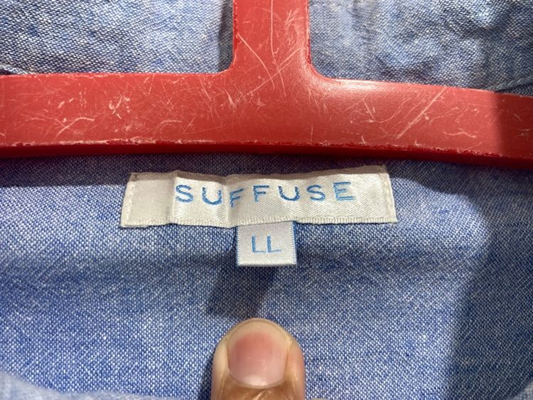 เสื้อเชิ้ต SUFFUSE แท้ 💯 size L ขนาด อก 21.5 ยาว 28 นิ้ว สภาพใหม่มาก ลายสวย เนื้อผ้าดีใส่สบาย หายากน่าสะสมครับ รูปที่ 3