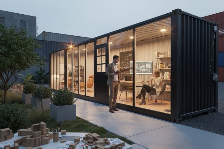 อุปกรณ์ร้านกาแฟ 🕋ตู้คอนเทนเนอร์ร้านค้า ร้านกาแฟ น็อคดาวน์