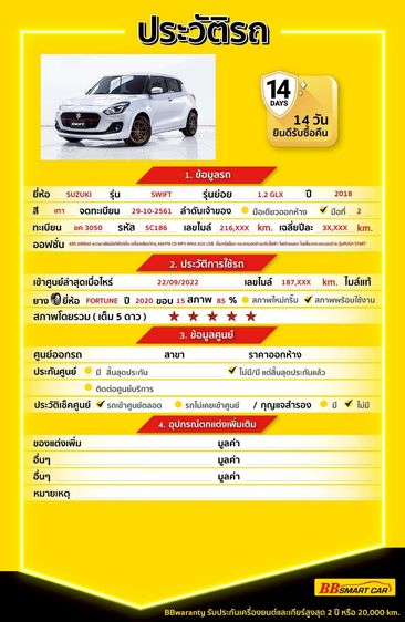 Suzuki Swift 2018 1.2 GLX Sedan เบนซิน ไม่ติดแก๊ส เกียร์อัตโนมัติ เทา รูปที่ 2